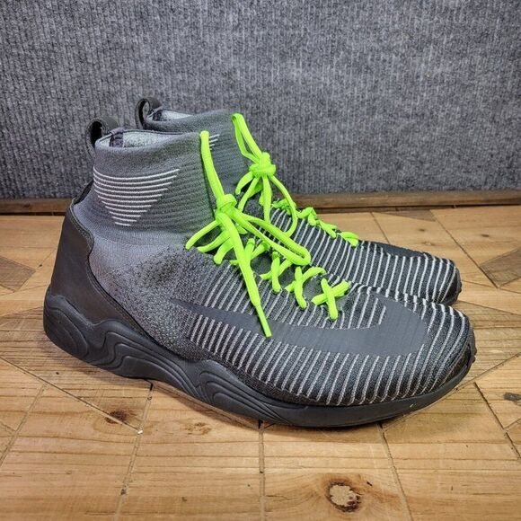 Nike Zoom Mercurial 11.5 XI Flyknit Shoe Dark Grey/Anthracite-Wolf Grey 2016 - Picture 1 of 11